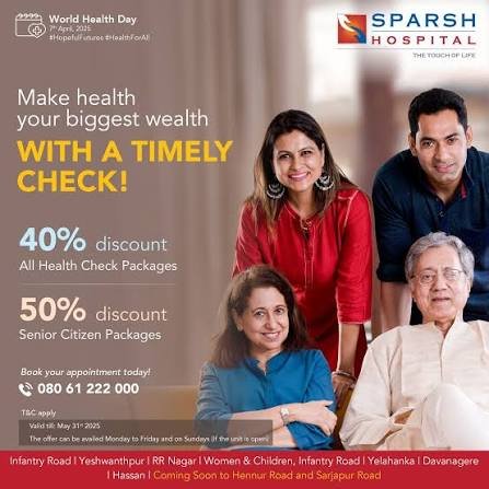 40%/50% OFF for Family Health Checkup